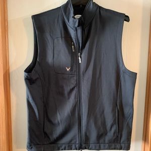 Callaway XL black fleece lined vest